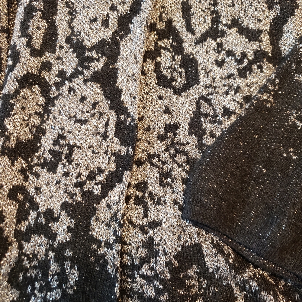 Ruby Rd. Metallic Cardigan Size PS. - Picture 3 of 3